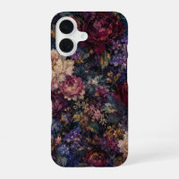 Moody gothic botanical Impressionist Floral