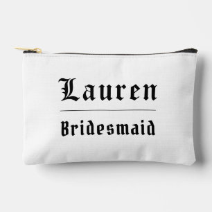 Moody Gothic Bridesmaid Tote Bag