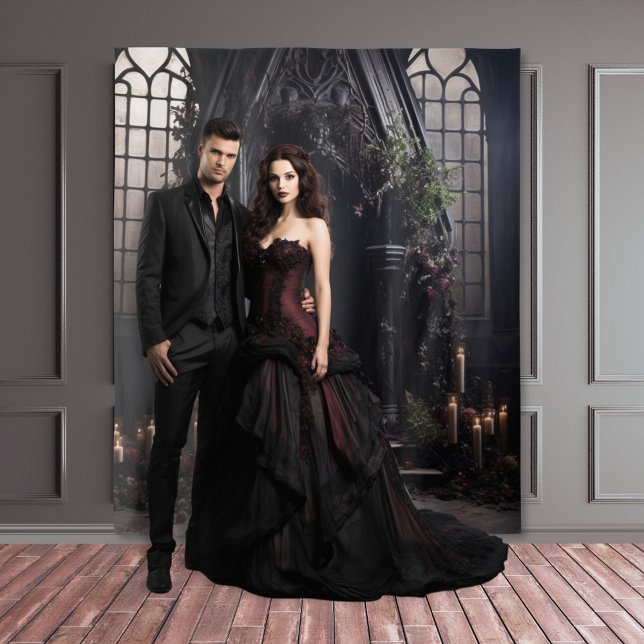 Moody Gothic Dark Alter Flowers & Greenery XLarge Tapestry (Creator Uploaded)