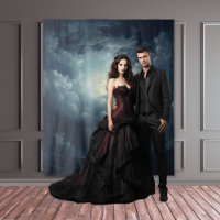 Moody Gothic Full Moon Night Sky XLarge
