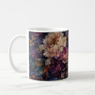 Moody gothic Impressionist Floral Garden home Coffee Mug