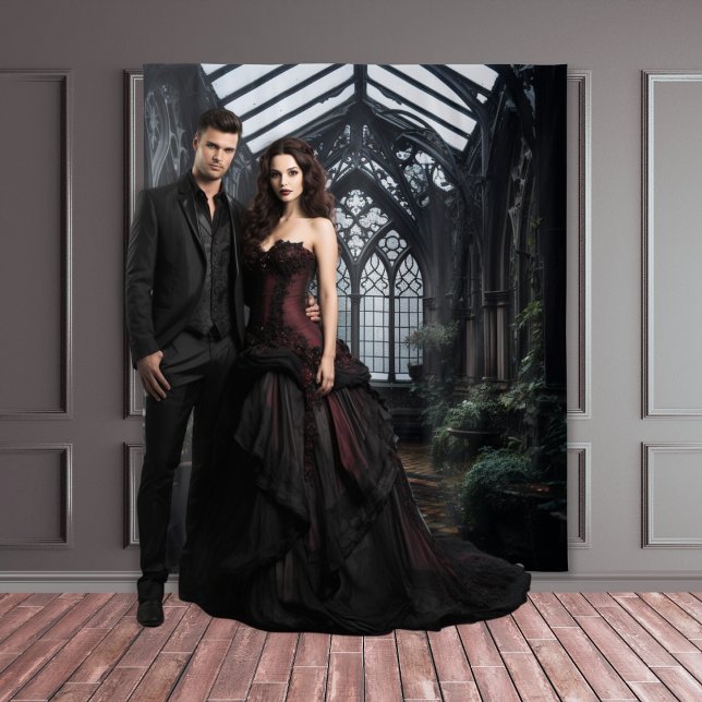 Moody Gothic Mysterious Conservatory Room XLarge Tapestry (Creator Uploaded)