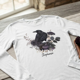 Moody Gothic Raven Dark Academia Tri-Blend Shirt