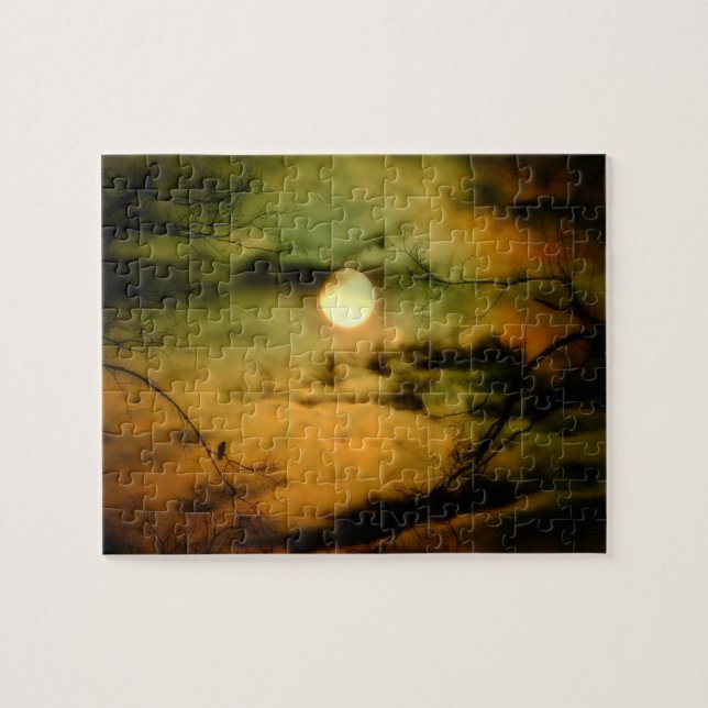 Moody Halloween Sky Jigsaw Puzzle (Horizontal)