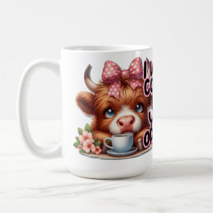 Moody Highland Cow Coffee Mug