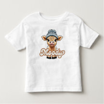 Moody Highland Cow Toddler T-Shirt