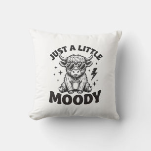 Moody Highland Cow Vintage Engraving Shirt Design_ Cushion