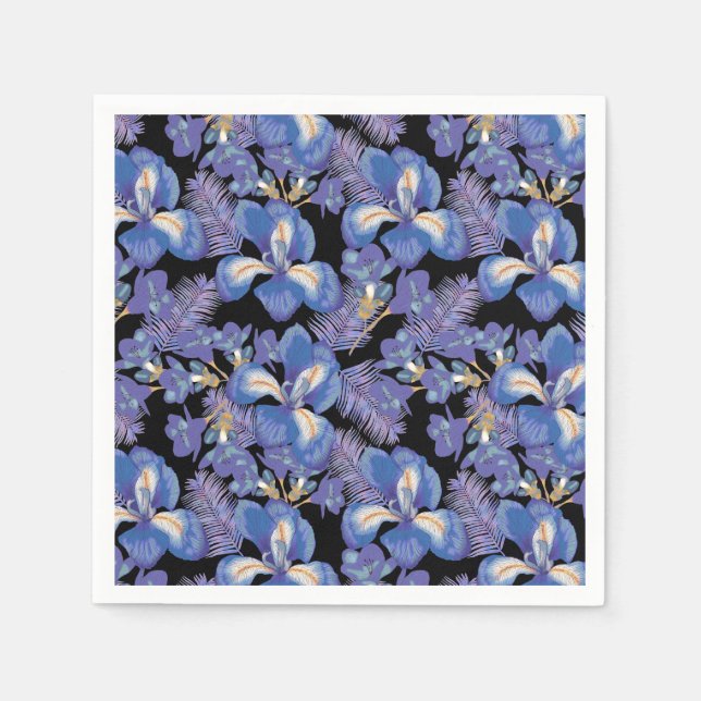 moody iris napkin (Front)