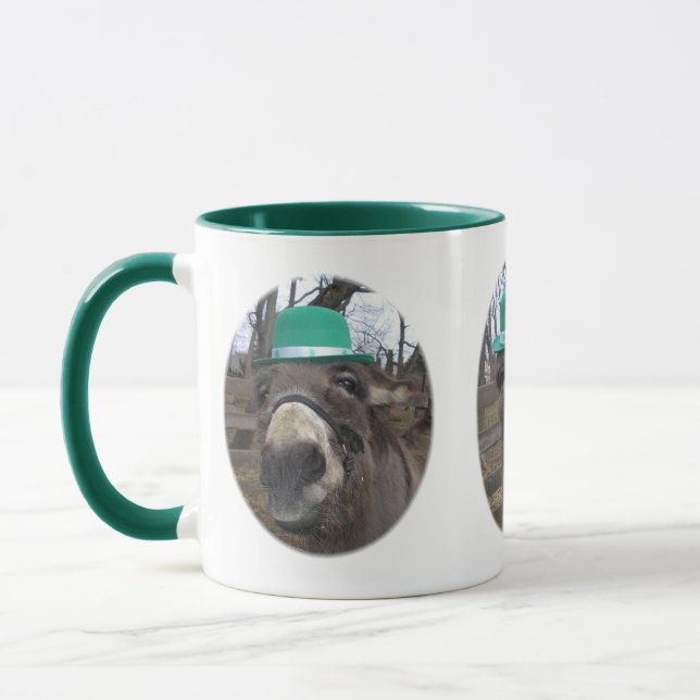 "Moody Irish Donkey" Mug (Left)