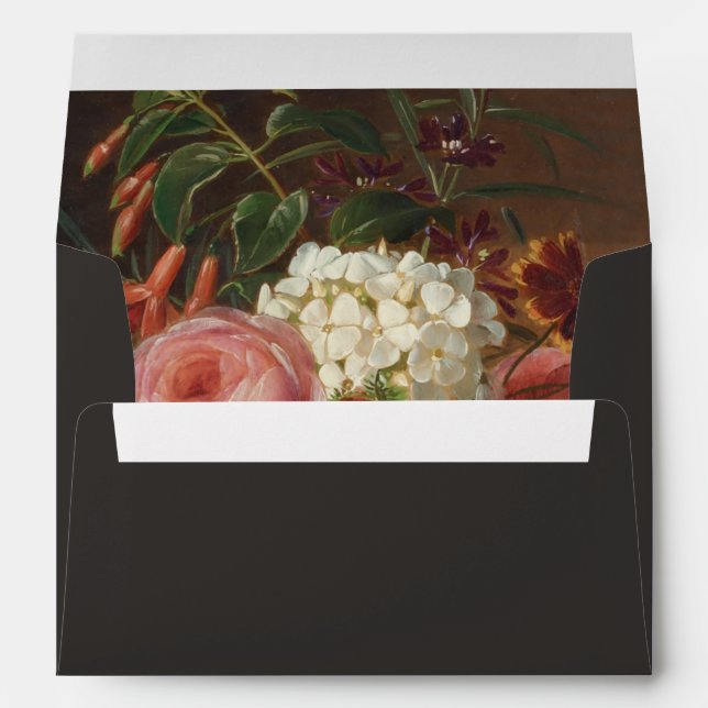 Moody Masterpiece Floral Envelope (Back (Bottom))