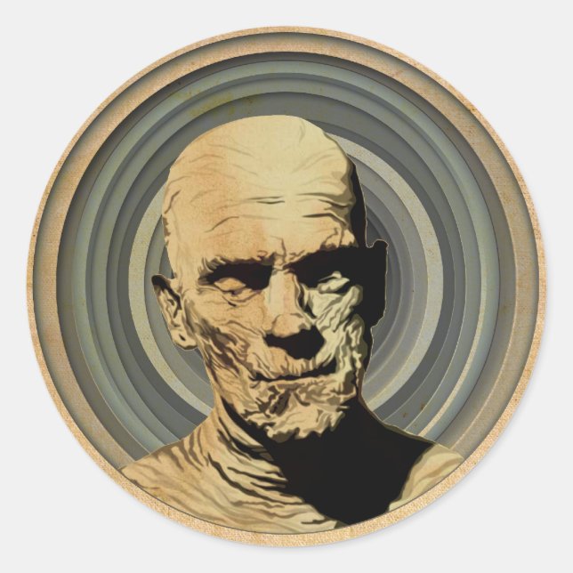 Moody Mommy Classic Round Sticker (Front)