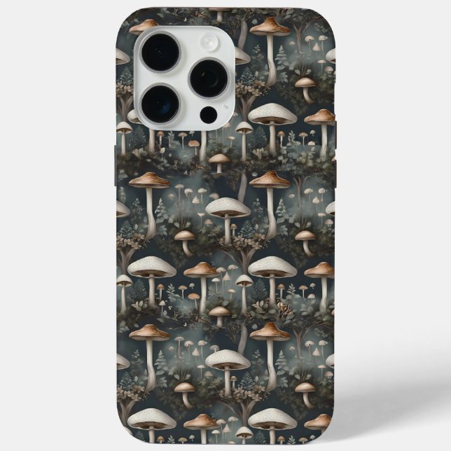 Moody Mushroom Forest Case-Mate iPhone Case (Back)