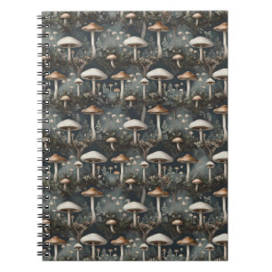 Moody Mushroom Forest Notebook