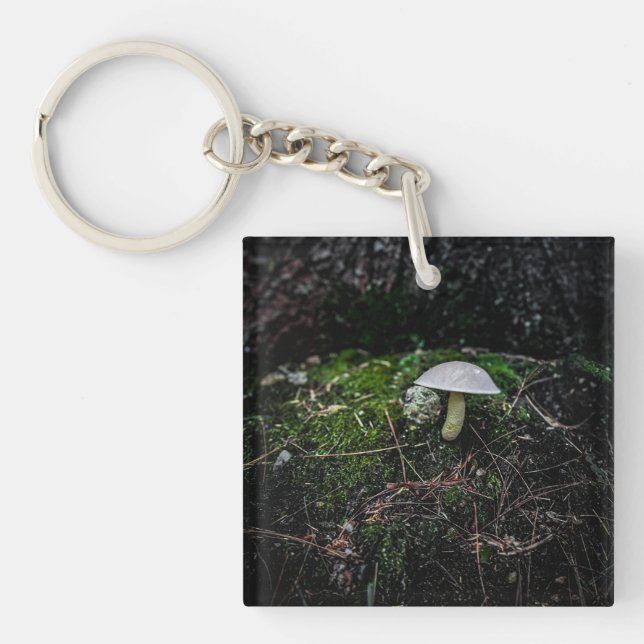 Moody Mushroom Key Ring (Front)