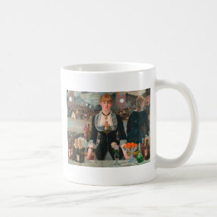 Moody Parisian Bar Manet A Bar at the Folies-Bergè Coffee Mug