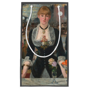 Moody Parisian Bar Manet A Bar at the Folies-Bergè Small Gift Bag