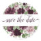 Moody Passions | Dramatic Wine Save the Date
