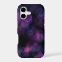 Moody Purple Pink Bokeh iPhone 17 Case