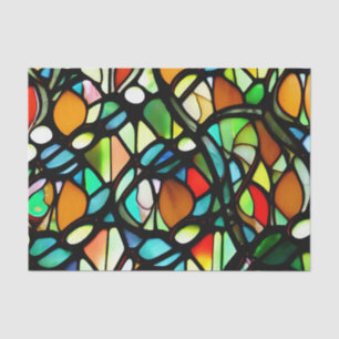 Moody Stained Glass Effect Decoupage Tissue Paper