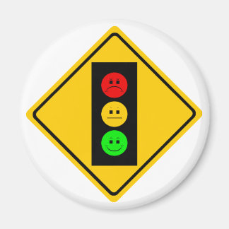 Moody Stoplight Ahead Magnet