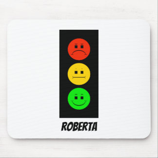 Moody Stoplight Customisable with Name Mouse Pad