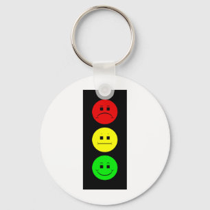 Moody Stoplight Key Ring