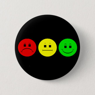 Moody Stoplight Trio 6 Cm Round Badge
