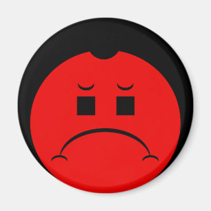 Moody Stoplight Trio Ron Buckstopper Face Magnet
