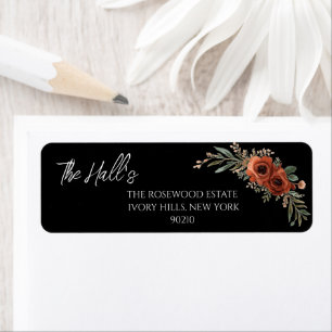 Moody Terracotta Floral Boho Wedding 