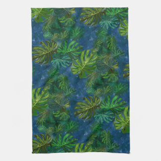 Moody Tropical Night Kitchen Towels