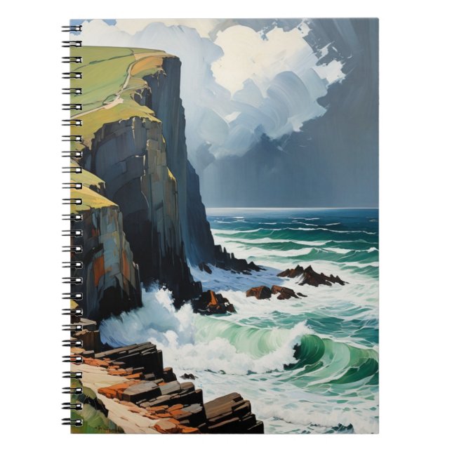 Moody Waves | Notebook Journal (Front)