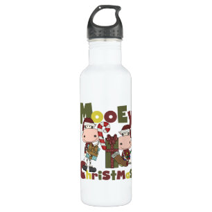 Mooey Christmas 710 Ml Water Bottle