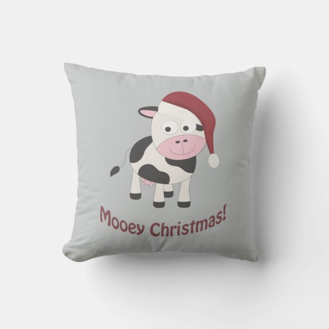 Mooey Christmas! Cushion (Front)