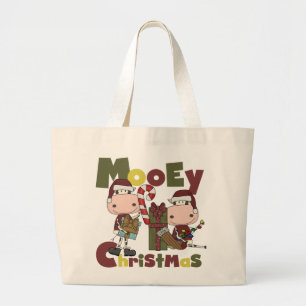 Mooey Christmas Large Tote Bag