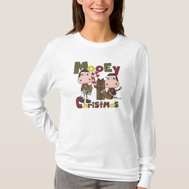 Mooey Christmas T-Shirt (Front)