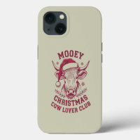 Mooey Christmas Western Cow Lover Club Xmas Season