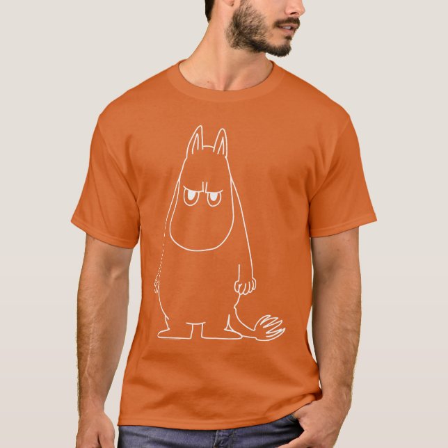 Moomin Angry Moomintroll girl T-Shirt (Front)