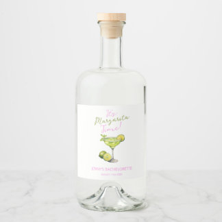 MooMoos & Margaritas Bachelorette Welcome Sign Liquor Bottle Label
