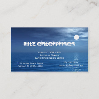 Moon 1 business card