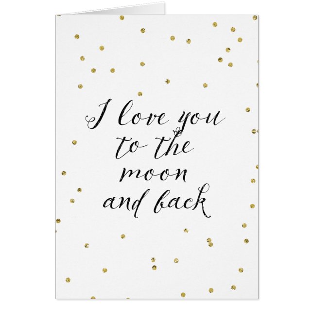 Moon and Back Gold Confetti (Front)