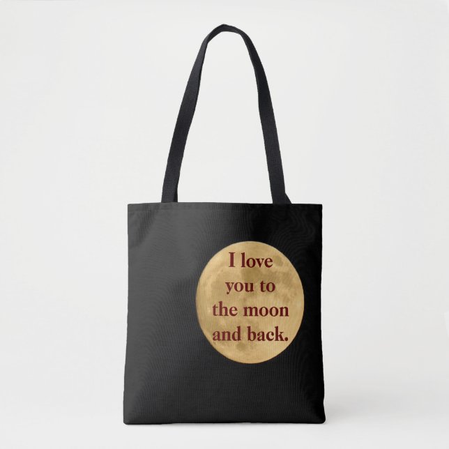 Moon and Back - Tote bag (Front)