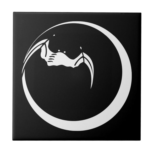Moon and bat tile (Front)