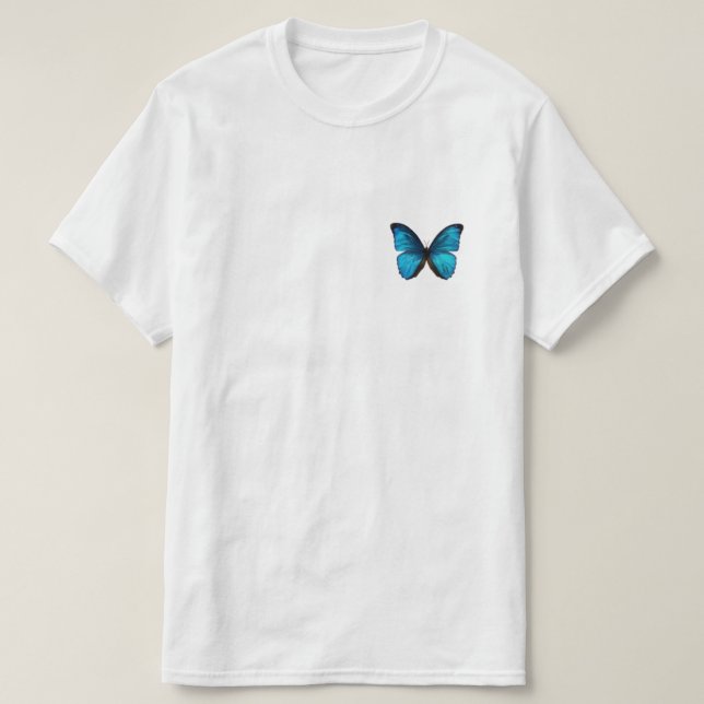 Moon and butterflies T-shirt (Design Front)