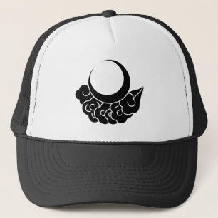 Moon and cloud trucker hat