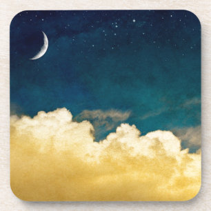 Moon And Cloudscape Coaster