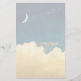 Moon And Cloudscape Stationery