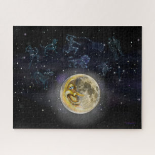 Moon and Constellations Jigsaw Puzzle