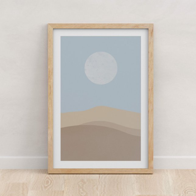 Moon and Desert Poster (Creator Uploaded)