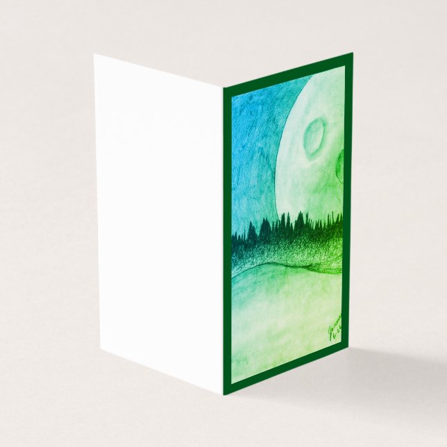 Moon and Planet - green (Outside)