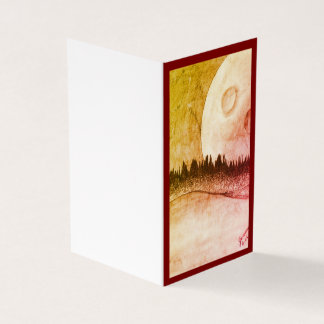 Moon and Planet - Red